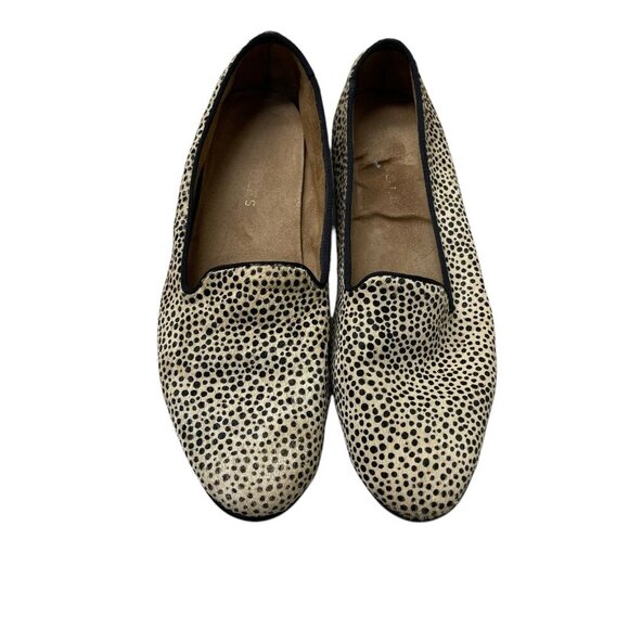 Aerosoles Betunia Slip-On Loafer with Memory Foam Spotted Tan Size 10 Cowhair - Picture 2 of 9